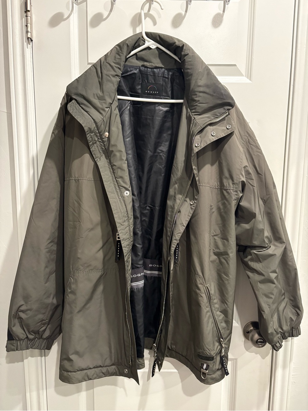 Vintage Bogner Men’s Olive Green Insulated Ski Jacket